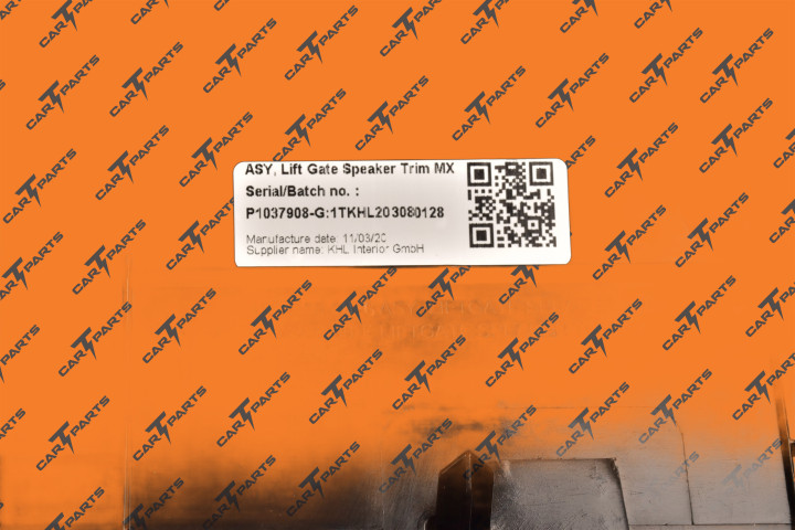 Asy, Lift Gate Speaker Trim Mx | Tesla Part 1037908-00-G