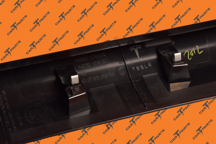 Asy, Lift Gate Trim-Upper Mx | Tesla Part 1037906-50-E 1037906-00-E