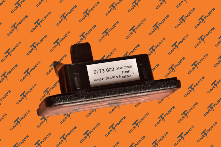 Lamp Assembly Rear License Plate | Tesla Part 1034341-00-B