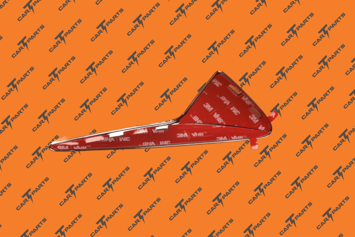 Side Repeater Trim - Chrome Aero Rib - Right Hand | Tesla Part 1514878-01-C