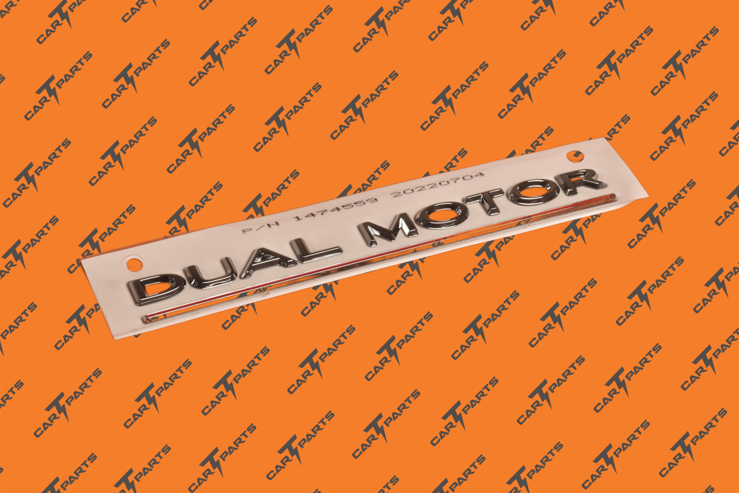 M3 Dual Motor Performance Badge, Ef | Tesla Part 1474559-00-A