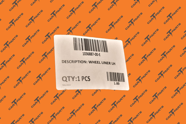 Assembly, Louvre, Left Wheel Liner - Dual Motor | Tesla Part 1036887-00-E