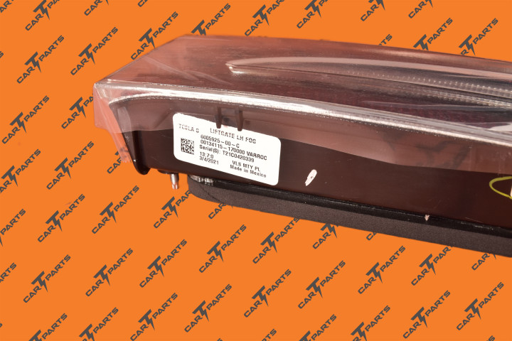 Liftgate Tail Lamp Assembly - Backup Rear Fog - Europe - Left | Tesla Part 6005925-00-C