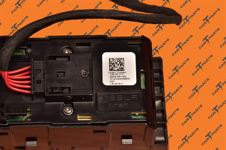 Door Window Switch, Driver, Gloss | Запчасть Tesla 1081037-01-F