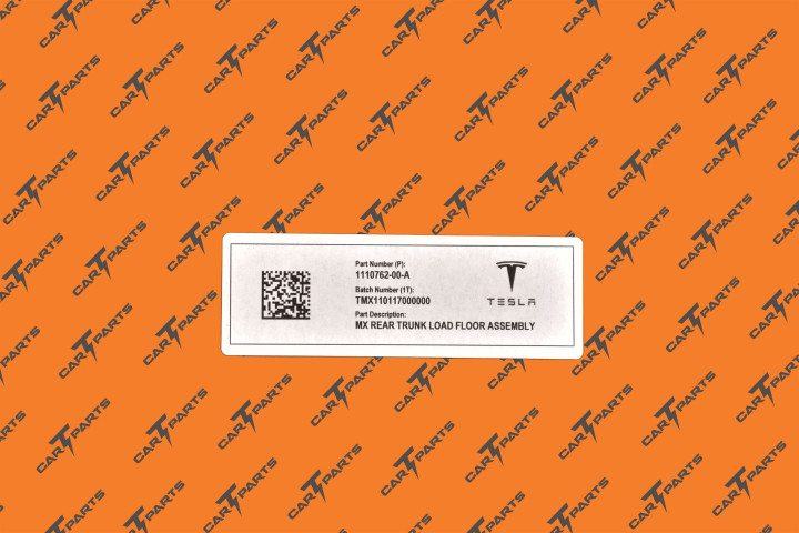 Mx Trunk Rear Load Floor Assy | Tesla Part 1110762-00-C