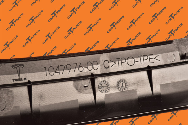 Mx Rr Fascia Trough Garnish Sub-Assy | Tesla Part 1054576-00-C 1047976-00-C