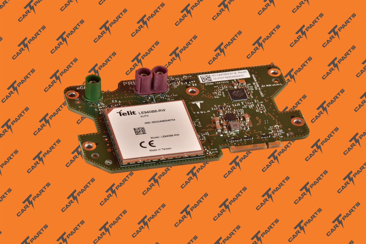 Fused,Tst&Config Connectivity Card,Ecall | Tesla Part 1521914-S1-B 1521914-S1-C, 1447003-01-B